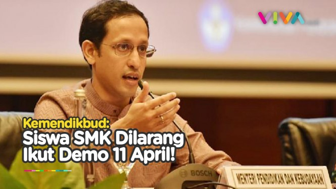 Kemendikbud Larang Siswa SMK Ikut Demo 11 April 2022