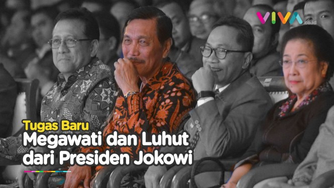 Megawati dan Luhut Dapat Jabatan Baru dari Jokowi