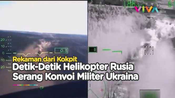 Rusia Gempur Konvoi Militer Ukraina Pakai Helikopter KA-52