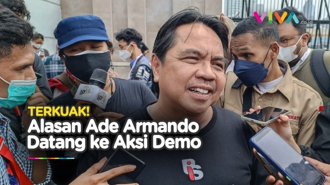 Gegara Ini Ade Armando Turun ke Jalan Ikut Aksi Demo