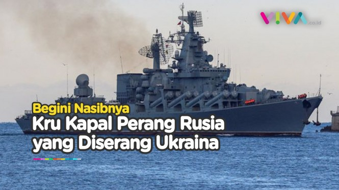 Rusia Rilis Video Kru Kapal Moskva yang Digempur Ukraina