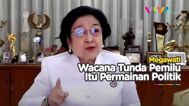 Tolak Isu Penundaan Pemilu,  Megawati: Permainan Politik