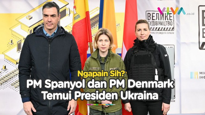 PM Spanyol dan Denmark Blusukan ke Kyiv, Ada Apa?