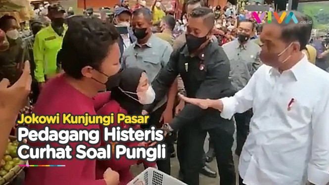 Pedagang Curhat ke Jokowi Dipenjara Tolak Pungli