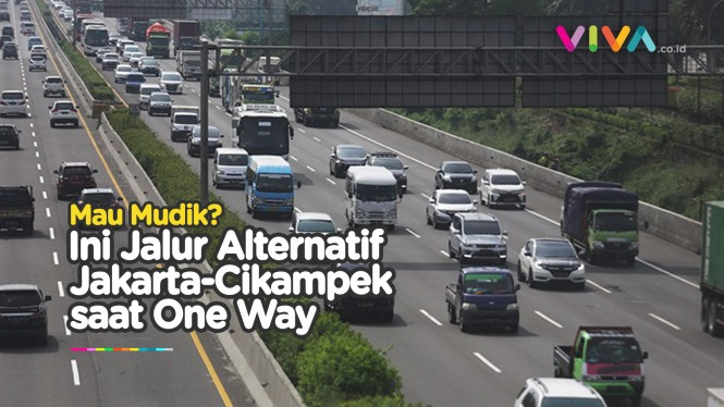Arah Jakarta Lewat Sini! Tol Cikampek Berlaku One Way