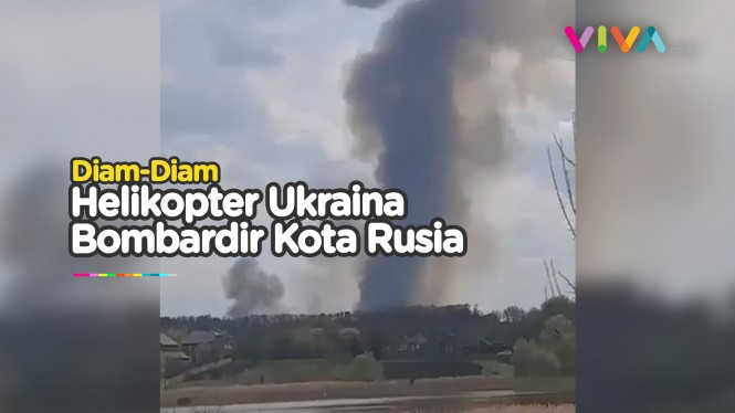 Helikopter Ukraina Keluyuran dan Gempur Wilayah Rusia Lagi!