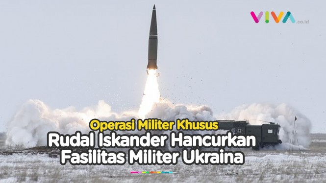 Rudal Iskander M Menghancurkan Fasilitas Militer Ukraina