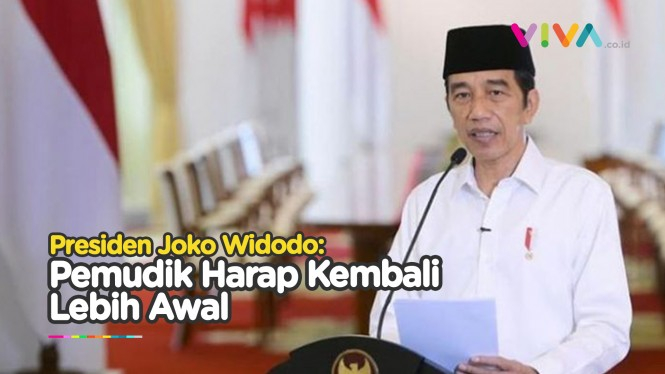 Jokowi Minta Pemudik Pulang ke Rumah Lebih Awal