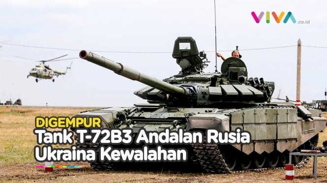 Pertahanan Rusia Makin Kuat, Tank T-72B3 Turun Tangan