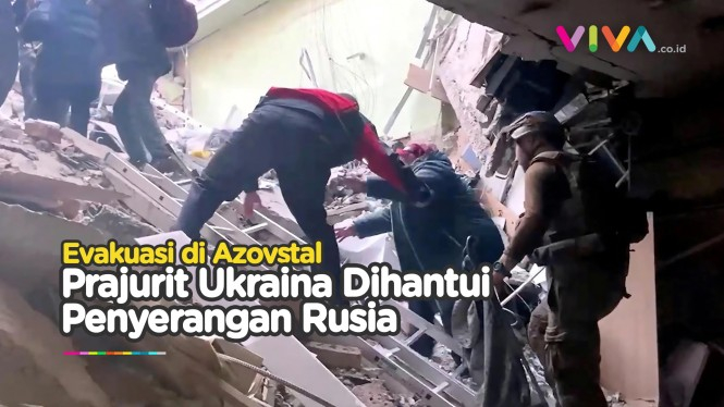 Evakuasi Selesai, Rusia Kembali Bombardir Pabrik Azovstal