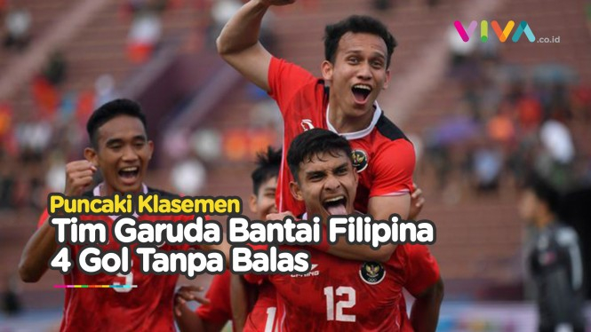 Timnas Indonesia U-23 Lumpuhkan Filipina 4-0