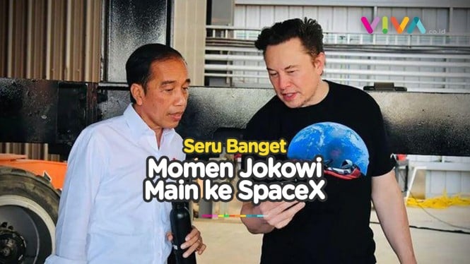 Jokowi Kunjungi Pabrik Roket Elon Musk, Ngapain Aja?