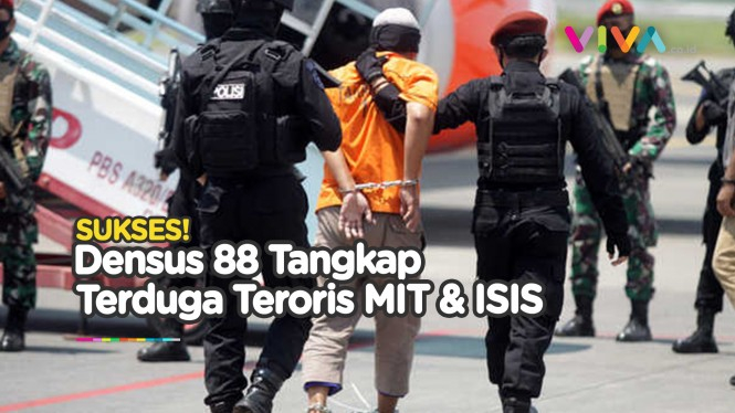 Densus 88 Bekuk Puluhan Orang Terduga Teroris Berbahaya