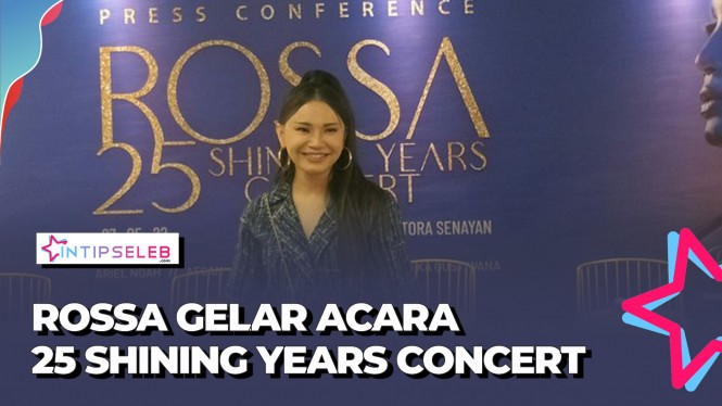 Rossa Gelar Acara 25 Shining Years Concert