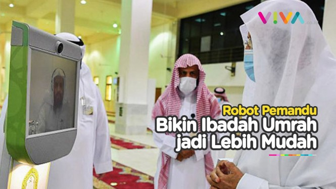 Canggih, Masjidil Haram di Makkah Punya Robot Pemandu