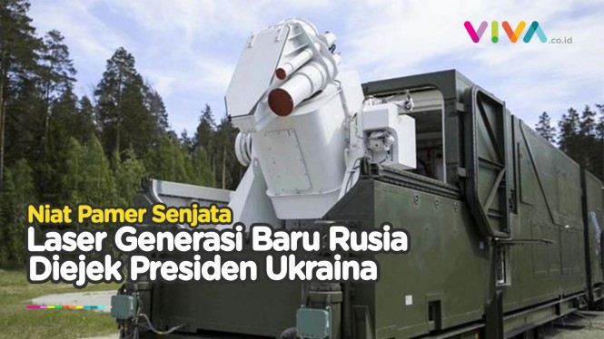 Laser Generasi Baru Rusia Diejek Presiden Ukraina