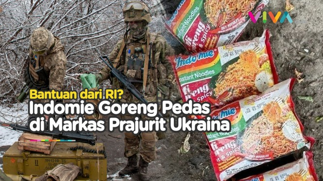 Ada Mi Instan Indonesia di Markas Tentara Ukraina, Kok Bisa?