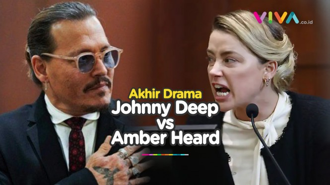 Akhir Drama Sidang KDRT Johnny Deep dengan Amber Heard