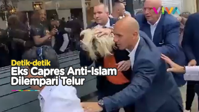 Politisi Wanita Prancis yang Anti-Islam Dilempar Telur