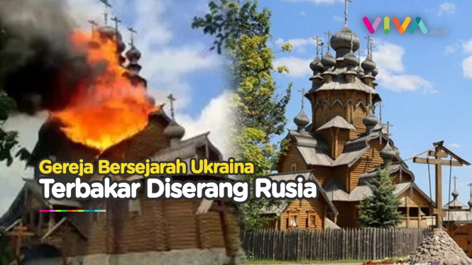 Zelensky Ngamuk, Gereja Bersejarah Ukraina Diserang Rusia