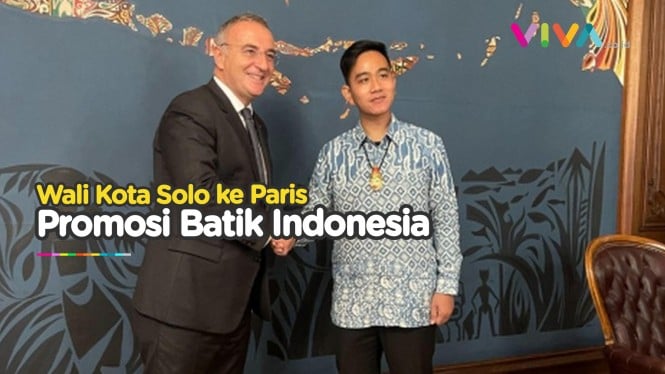 Gibran Lobi Pejabat LV Kolabs Batik Solo di 'Java in Paris'