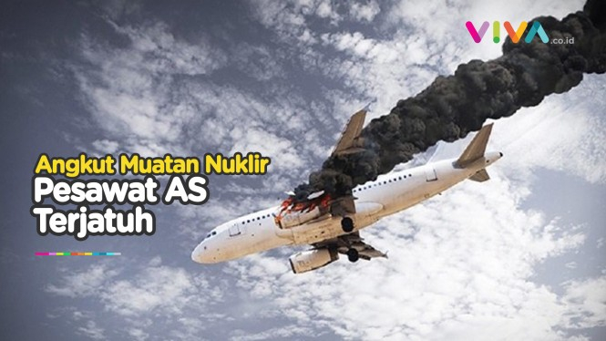 Pesawat Militer AS Pengangkut 'Nuklir' Jatuh