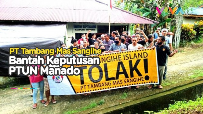 Bangkang PTUN, PT TMS Tetap Nambang Emas di Kepulauan Sangih