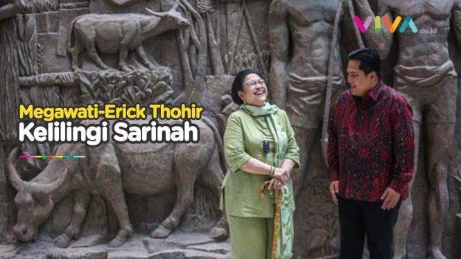 Megawati Tengok Warisan Sang Ayah di Sarinah