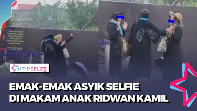 MIRIS! Bukannya Berdoa, Makam Eril Malah Jadi Tempat Selfie