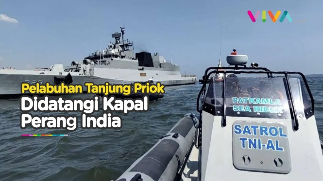 Kapal Perang India Masuki Perairan Jakarta
