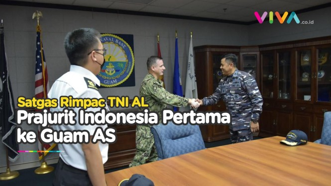 TNI AL Jadi Pasukan Pertama NKRI yang Injak Kaki di Guam AS