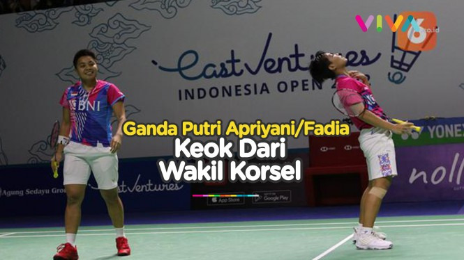 Apriyani/Fadia Kalah di Perempat Final Indonesia Open 2022