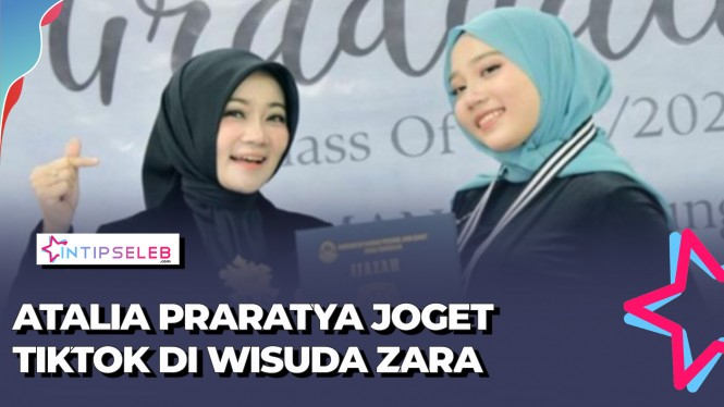 Atalia Praratya Joget TikTok di Wisuda Zara, Netizen Salut