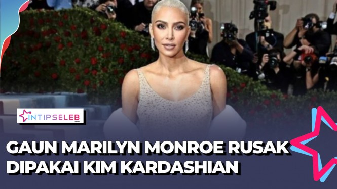 Kim Kardashian Rusak Gaun Marilyn Monroe, Beneran?