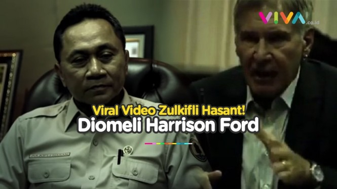 Terkuak Kembali Video Zulkifli Hasan Diomeli Harrison Ford