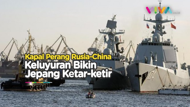 Jepang Mendadak Siaga, Kapal Perang Rusia dan China Mendekat