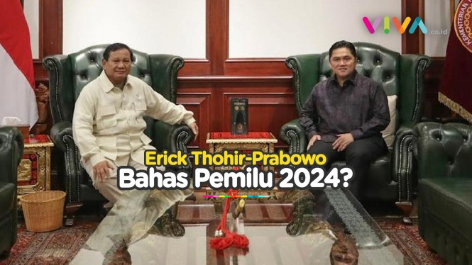 Isi Diskusi Penting Erick Thohir dan Prabowo di Kemhan
