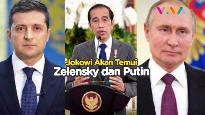 Jokowi Bakal Bertemu Putin-Zelensky di Tengah Perang
