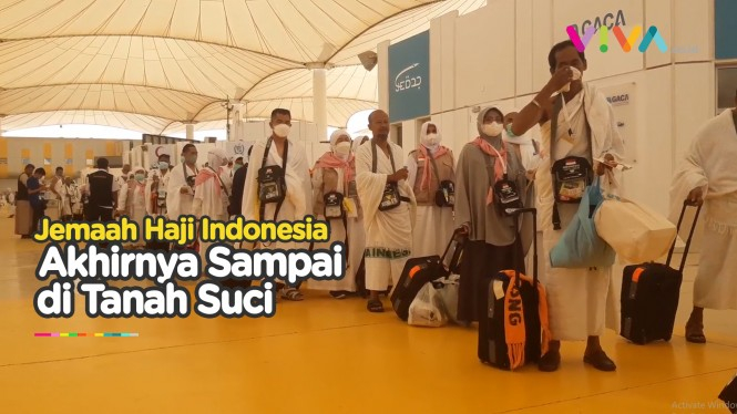 Dua Tahun Tertunda, Jamaah Haji Indonesia Tiba di Jeddah