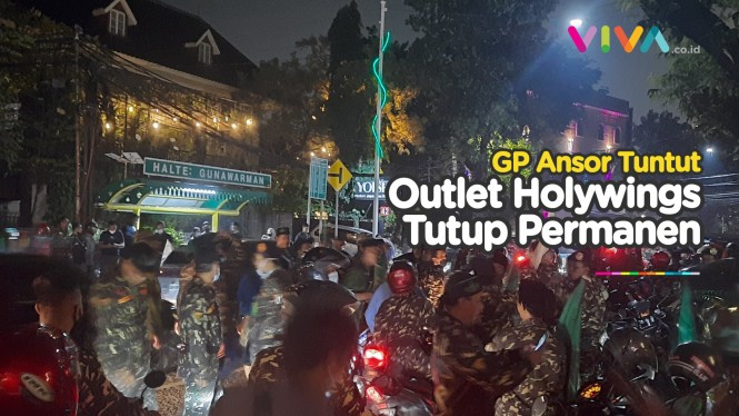 Konvoi GP Ansor 'Segel' 3 Outlet Holywings di Jakarta