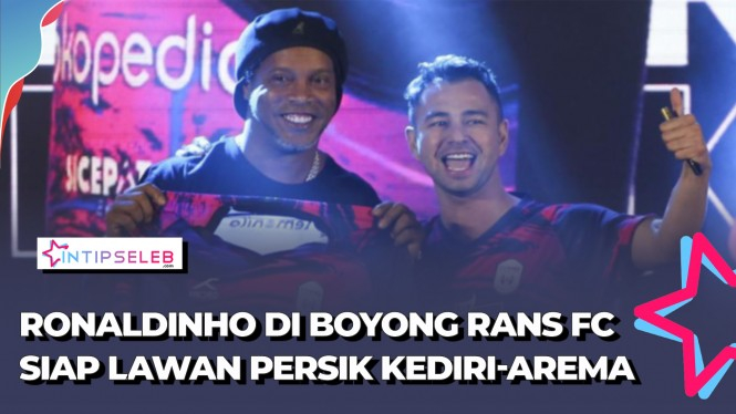Ronaldinho akan Bela RANS Nusantara FC Hadapi Persik Kediri