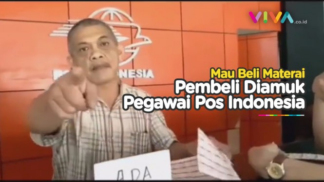 Pegawai Pos Indonesia Ribut Tolak Pembeli Materai, Kok Bisa?