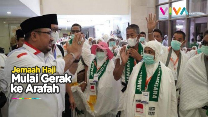 Jelang Wukuf, Jemaah Haji Indonesia Bergerak ke Arafah