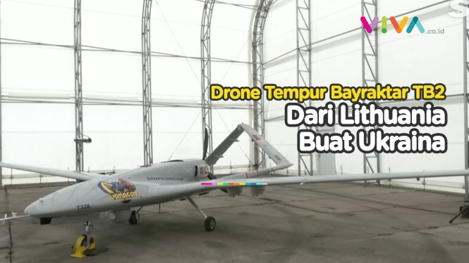 Lithuania Kirim Drone Canggih Bayraktar TB2 ke Ukraina