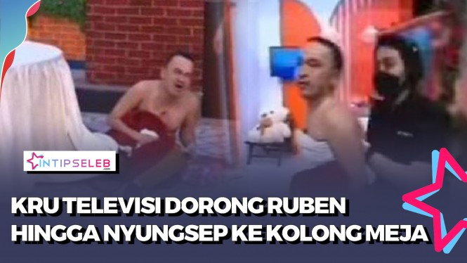 Ulah Kasar Kru TV Dorong Ruben Onsu Bikin Netizen Ngamuk