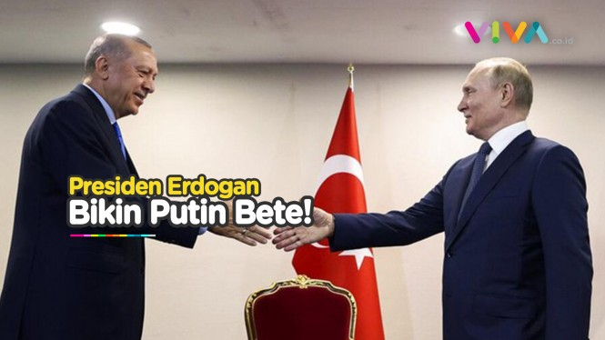 Wajah Putin Dongkol Gegara Erdogan, Ini Buktinya!