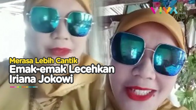 Beredar Video Emak-emak Hina Ibu Iriana Jokowi