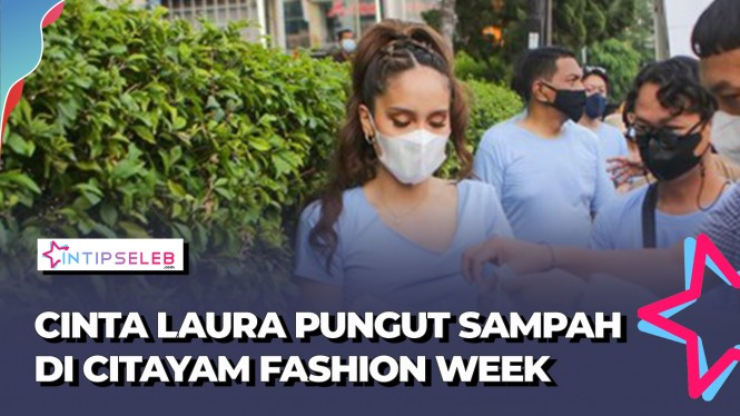 Cinta Laura Keliling Citayam Fashion Week Bersihkan Sampah