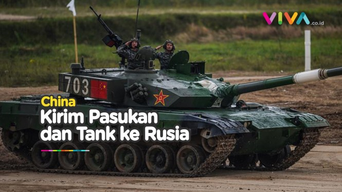 China Kirim Militer dan Tank ke Rusia, Mau Lawan Barat?