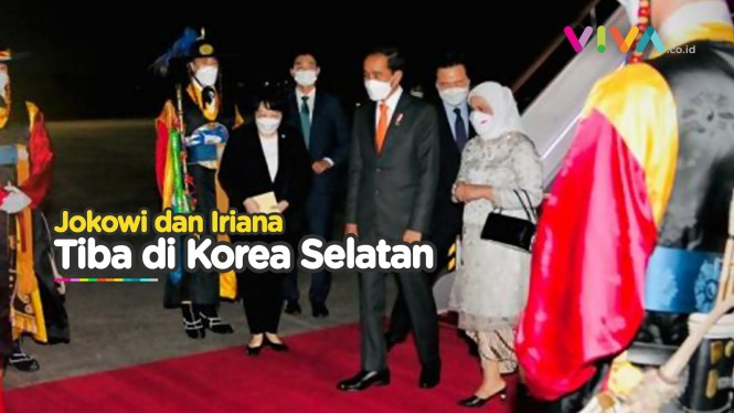 Bertolak dari Jepang, Jokowi Tiba di Seoul Korsel